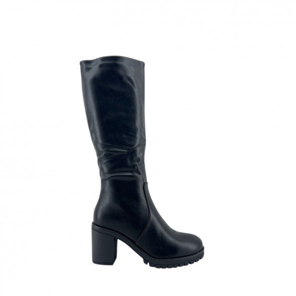 Bota Tacón Ancho